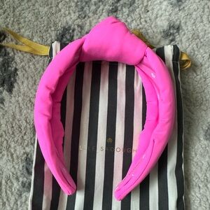 NWOT LELE Sadoughi pink headband never worn